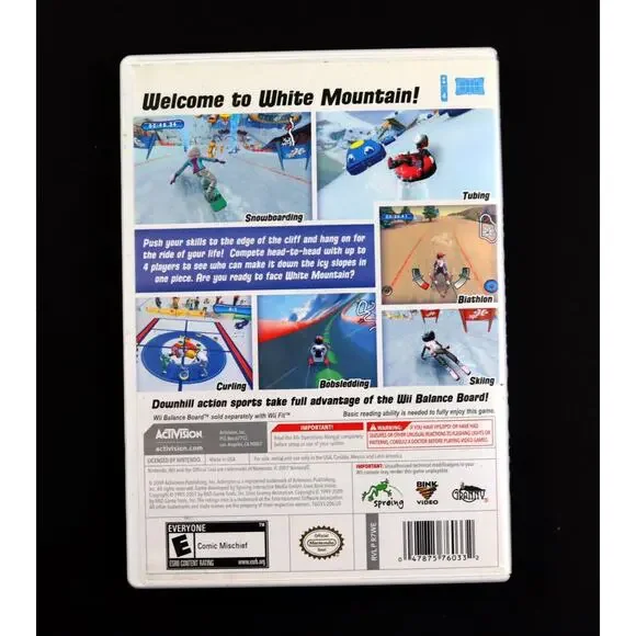 Mountain Sports Nintendo Wii With Manual Video Game - Picture 3 of 4